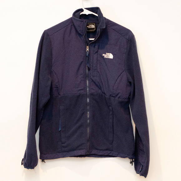The North Face Jackets & Blazers - North Face LG Navy Zip Up Fleece Long Sleeve